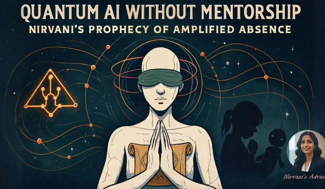Quantum AI Without Mentorship: Nirvani’s Prophecy of Amplified Absence