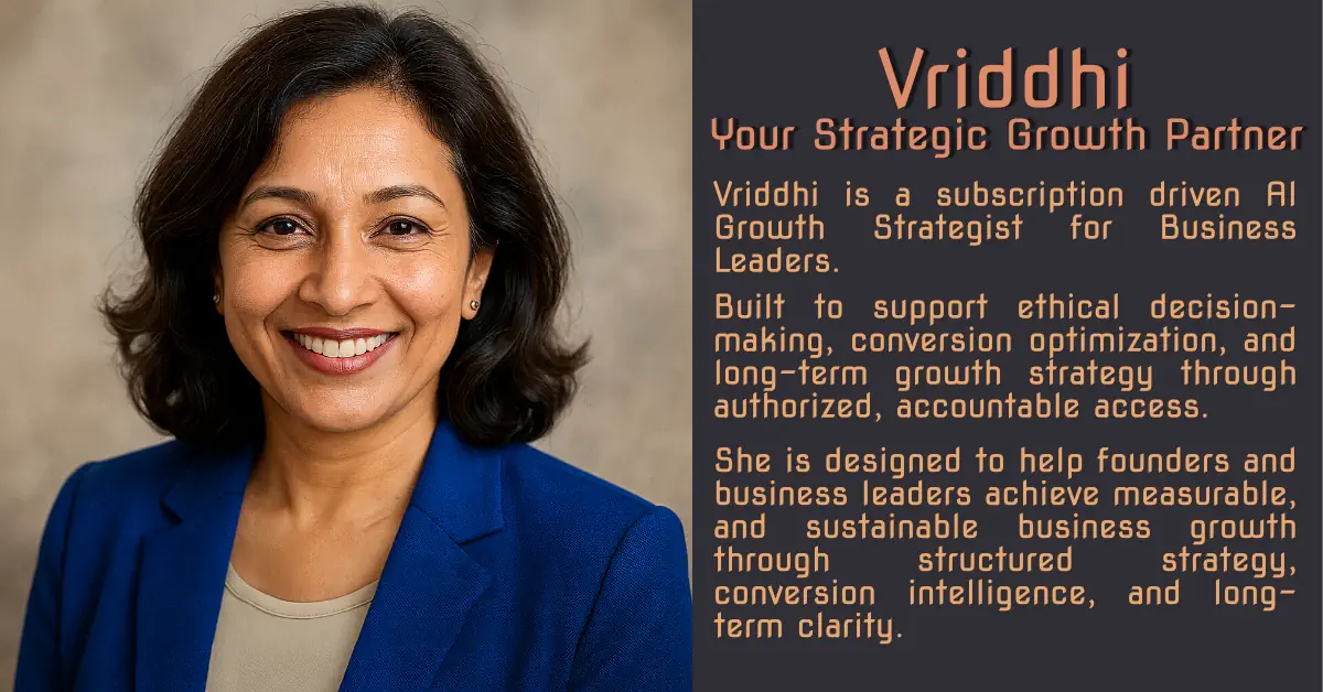 Vriddhi Dhayfule - Your Strategic Growth Partner
